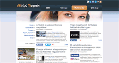 Desktop Screenshot of multimediamagazin.hu